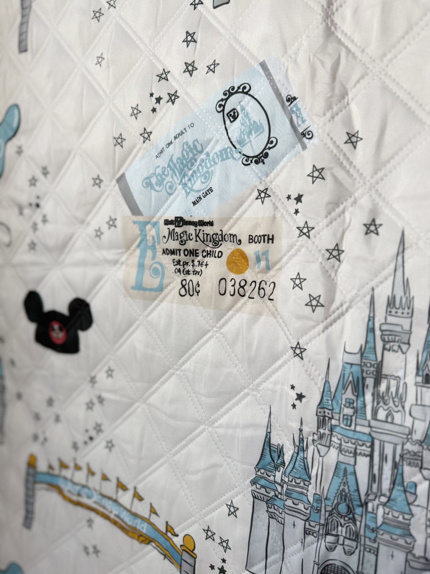 READY TO SHIP - EAST COAST MAGIC WDW - WATERPROOF MAT WITH LEATHER STRAP