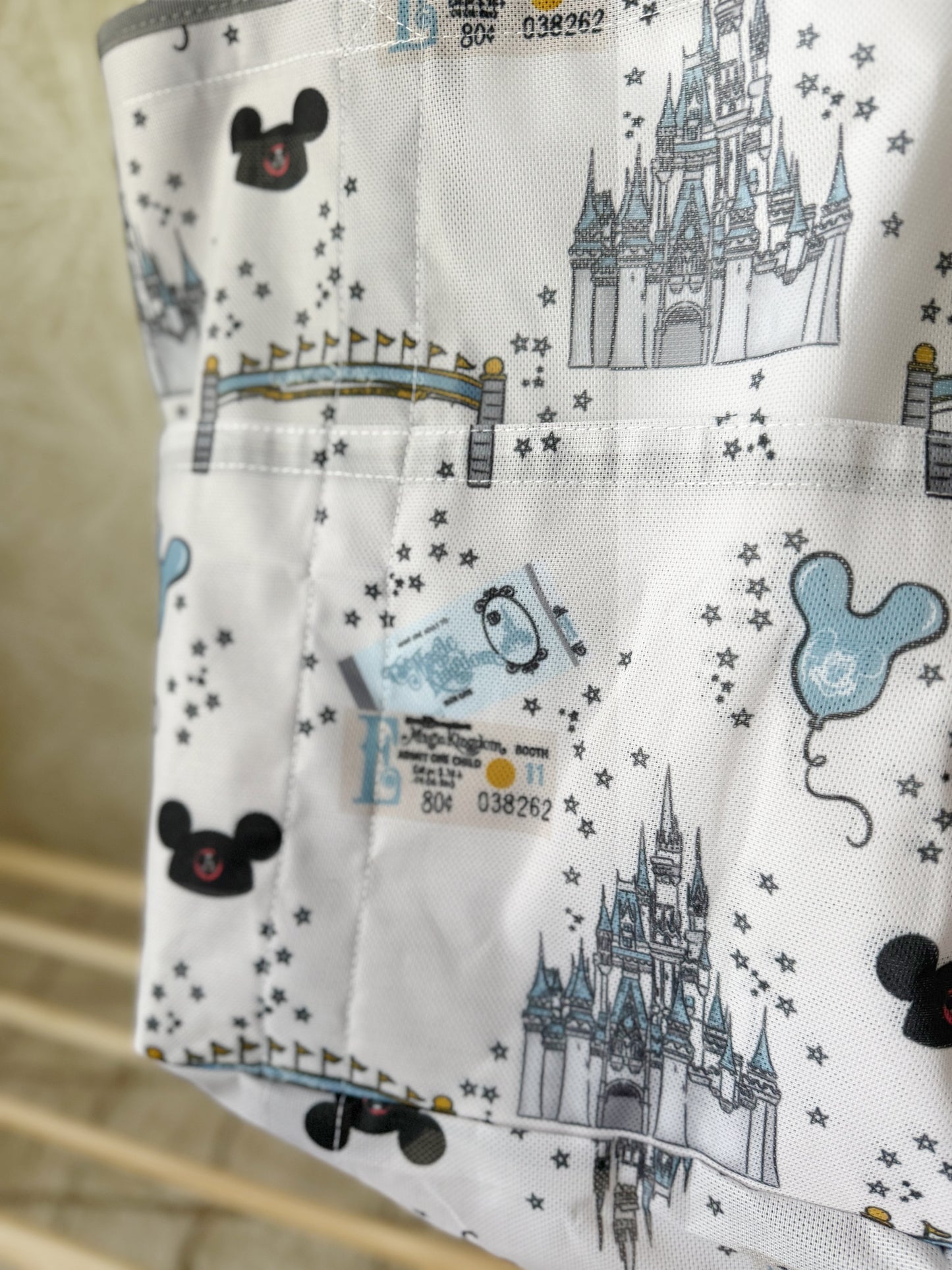 READY TO SHIP - EAST COAST MAGIC WDW - JUMBO MESH BEACH BAG