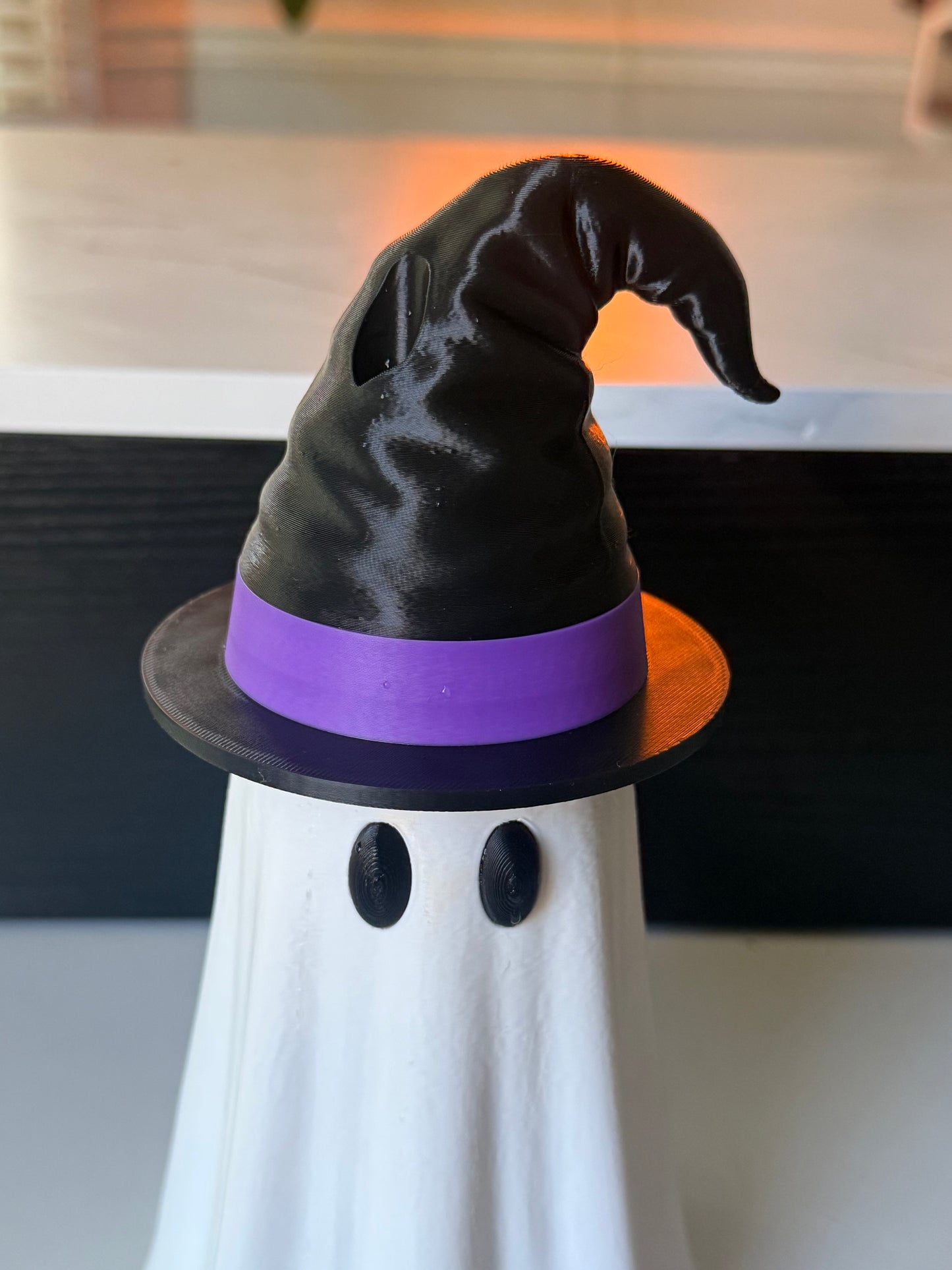 GHOST CAN HOLDER (WITH WITCH HAT OPTION) - PRODUCTION TIME IS 1-2 WEEKS