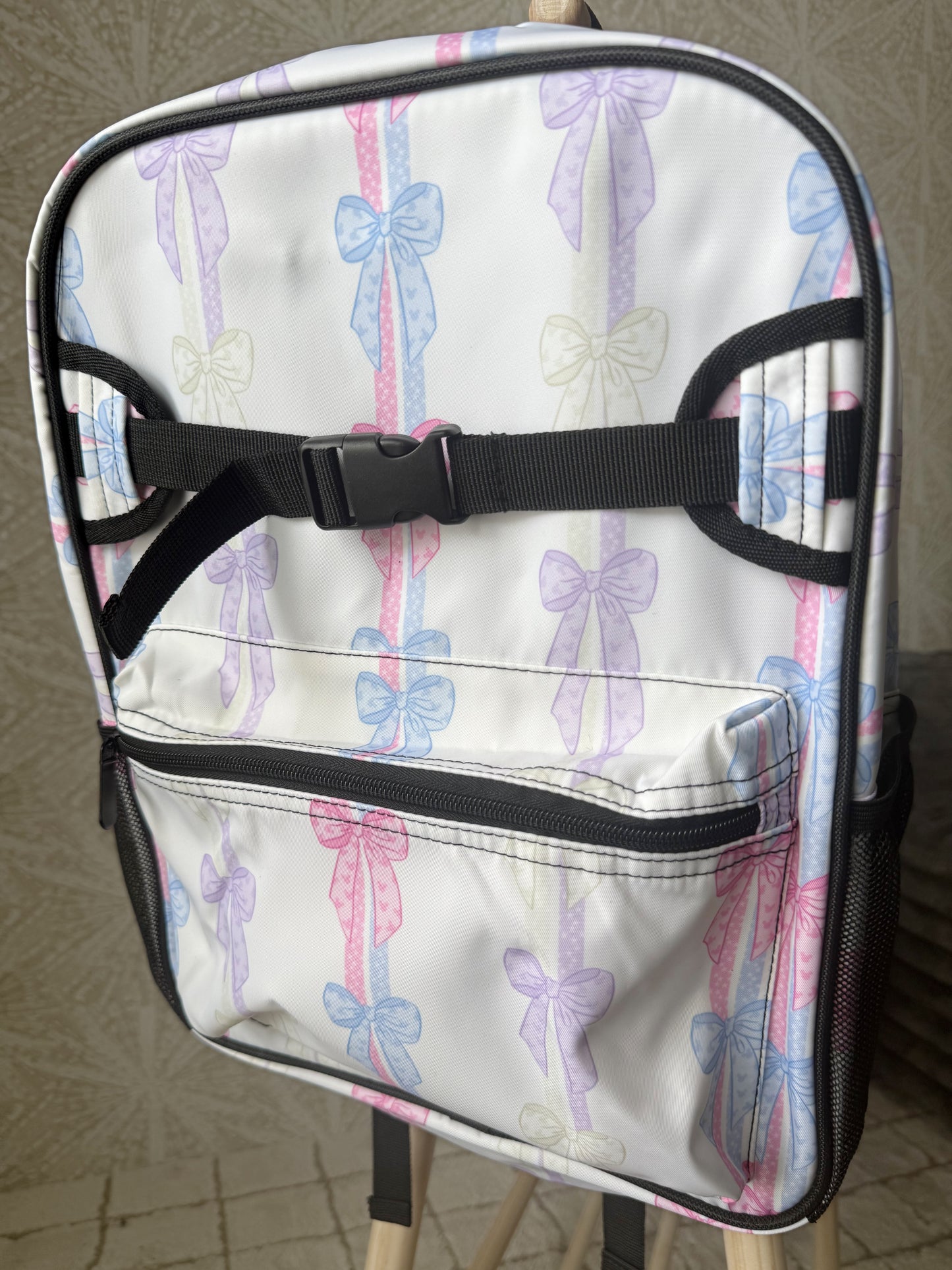 RTS- STRIPED MOUSE BOWS - WATERPROOF BACKPACK