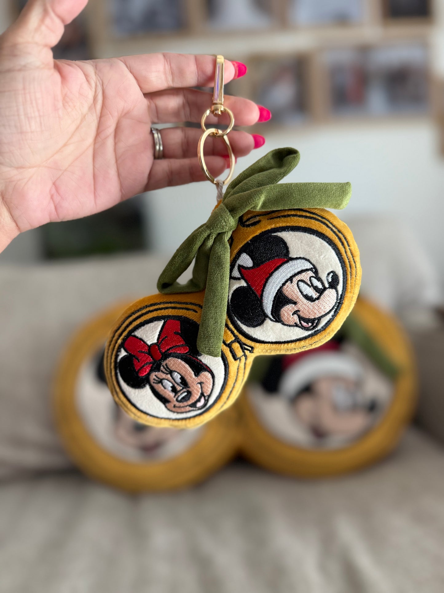 RTS - CHRISTMAS MOUSE LOCKET BAG CHARM