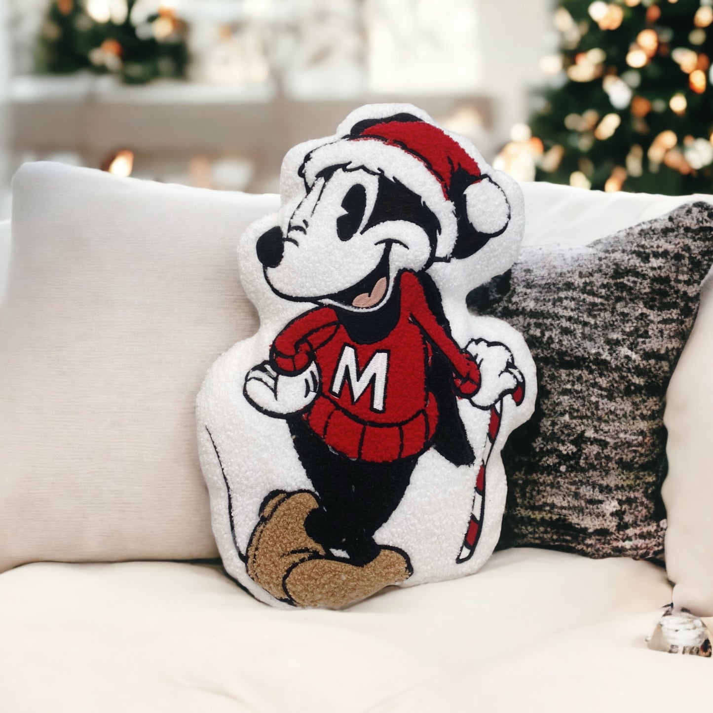 RTS- Classic Vintage Santa Mouse Pillow