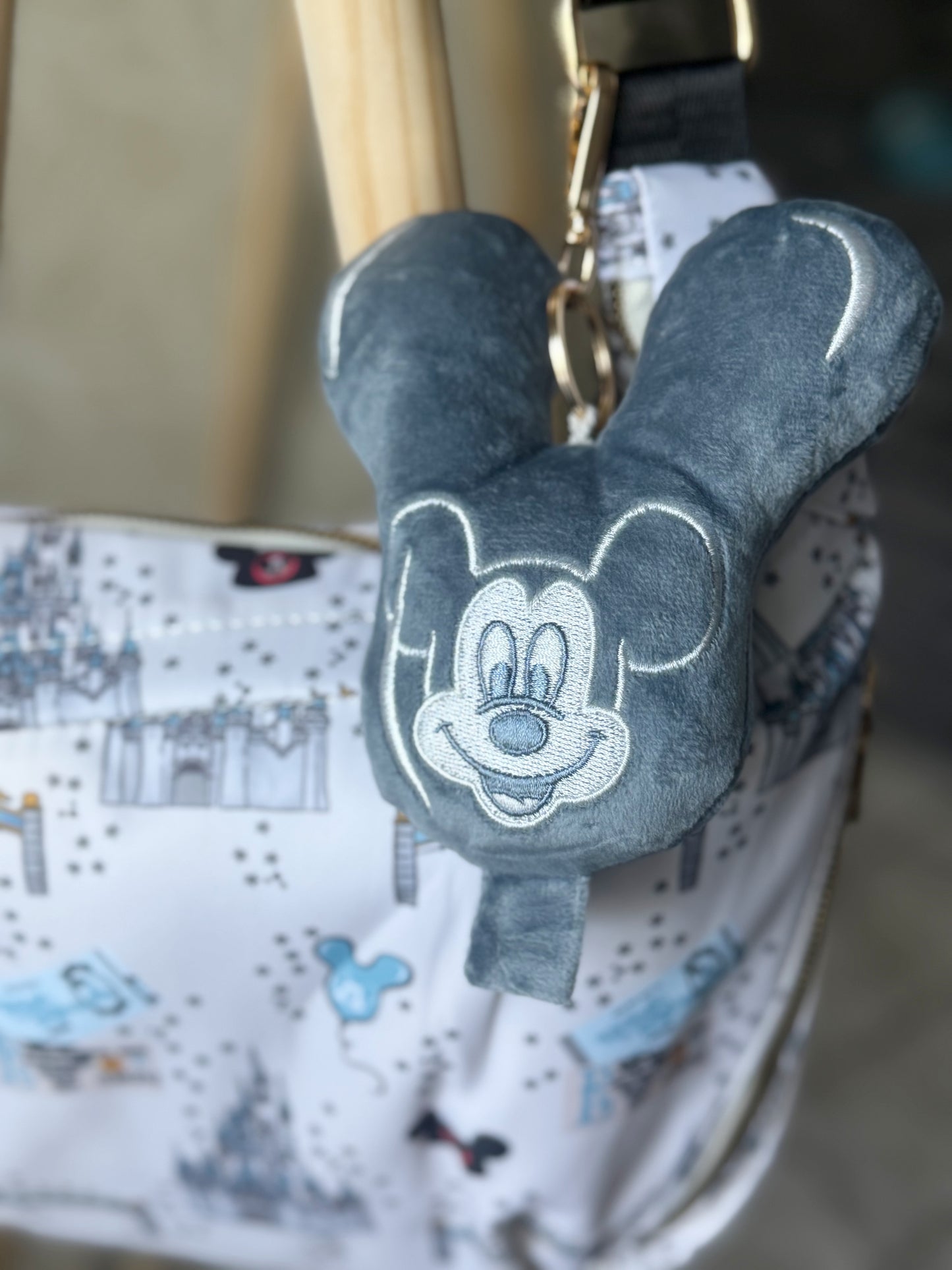 RTS - BLUE MOUSE BALLOON - BAG CHARM
