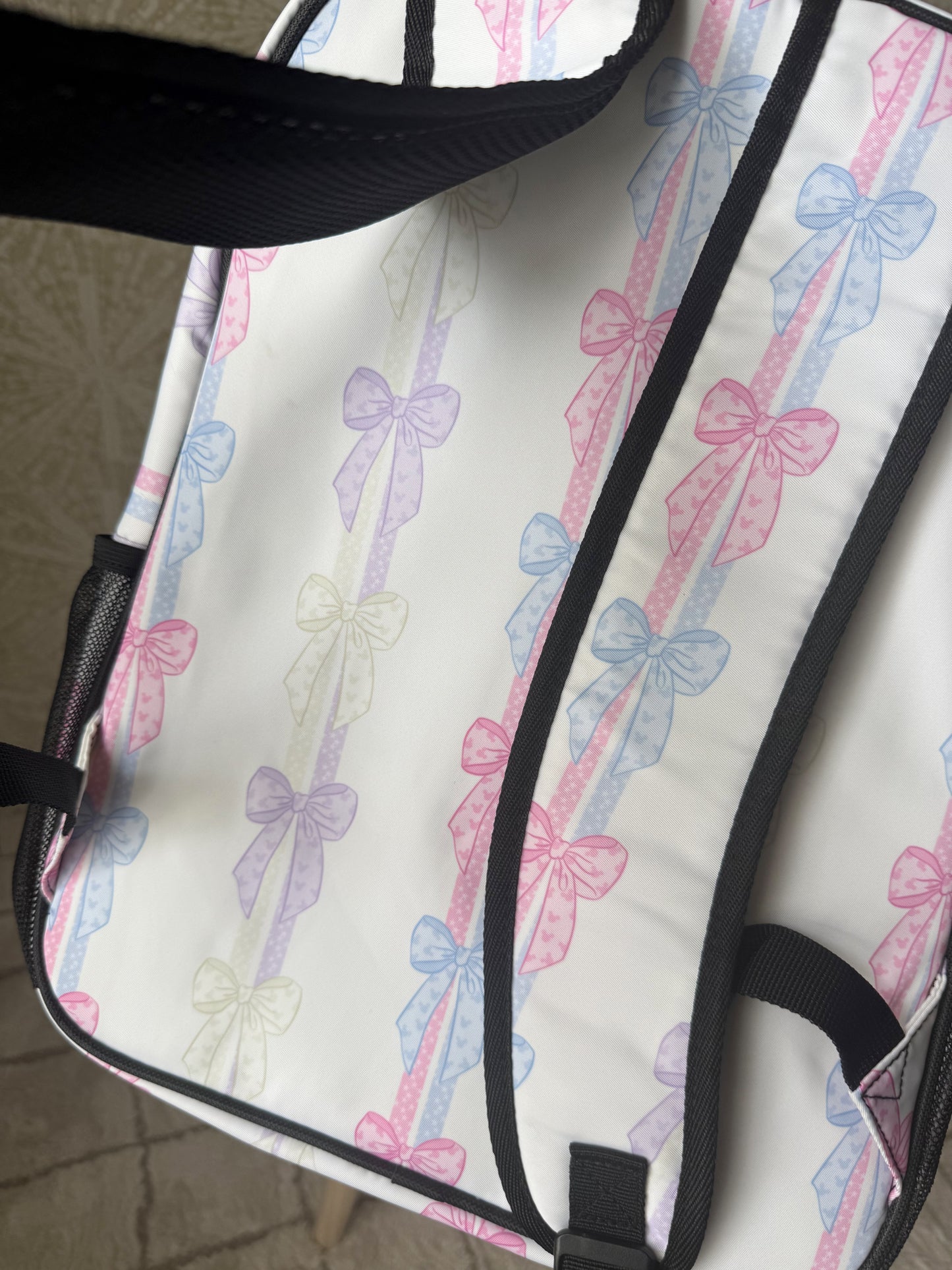 RTS- STRIPED MOUSE BOWS - WATERPROOF BACKPACK