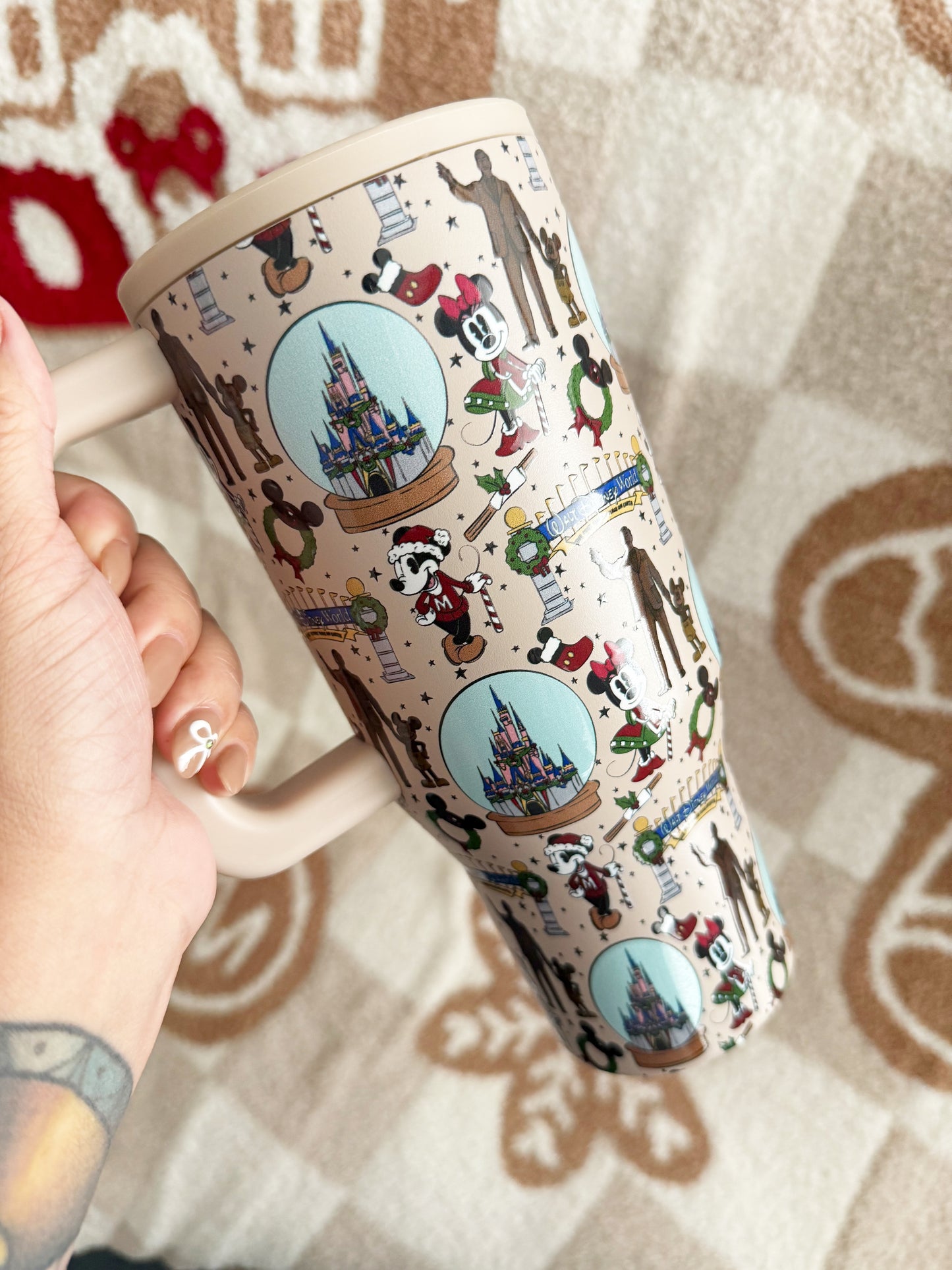 READY TO SHIP - WDW PARKS CHRISTMAS - TUMBLER 32oz