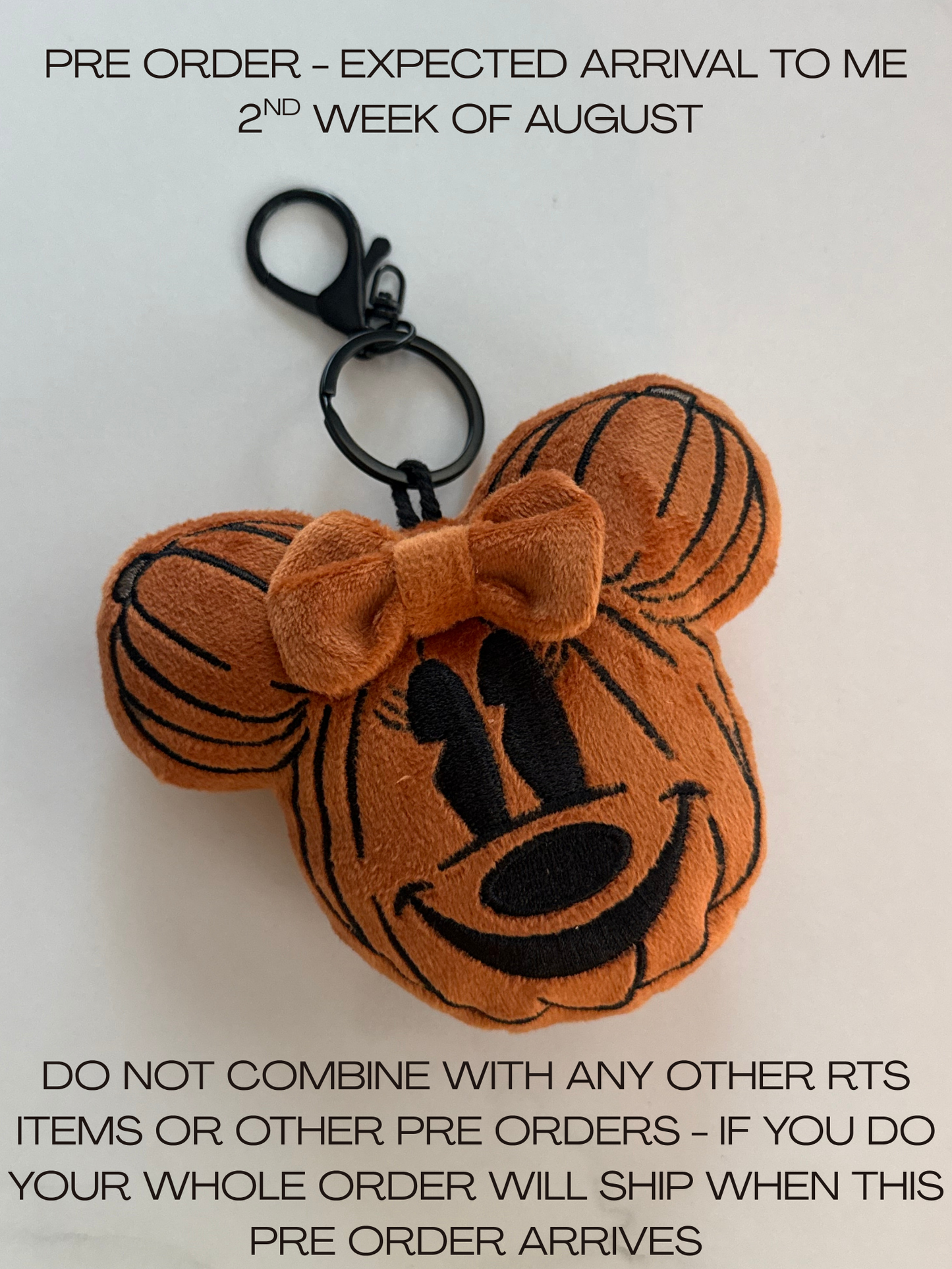 PRE ORDER- GIRL PUMPKIN BAG CHARM - EXPECTED ARRIVAL TO ME 2ND WEEK OF AUGUST
