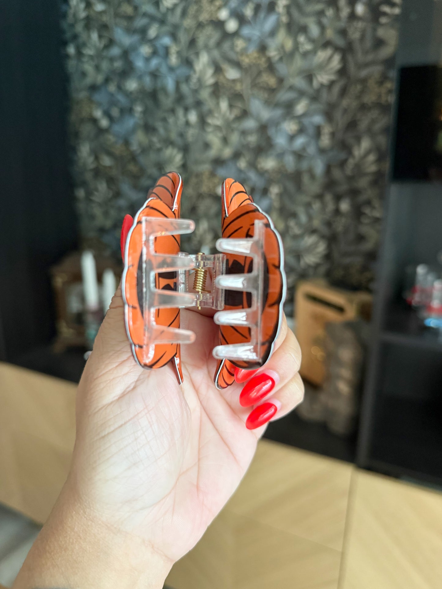 READY TO SHIP - PUMPKIN HAIR CLIPS