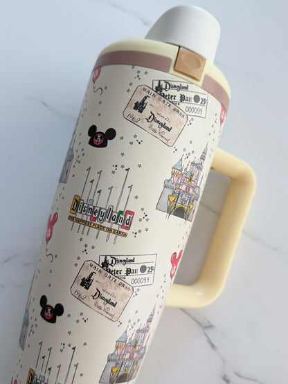 WEST COAST MAGIC DLR- 40 oz SIPPER STAINLESS STEEL TUMBLER