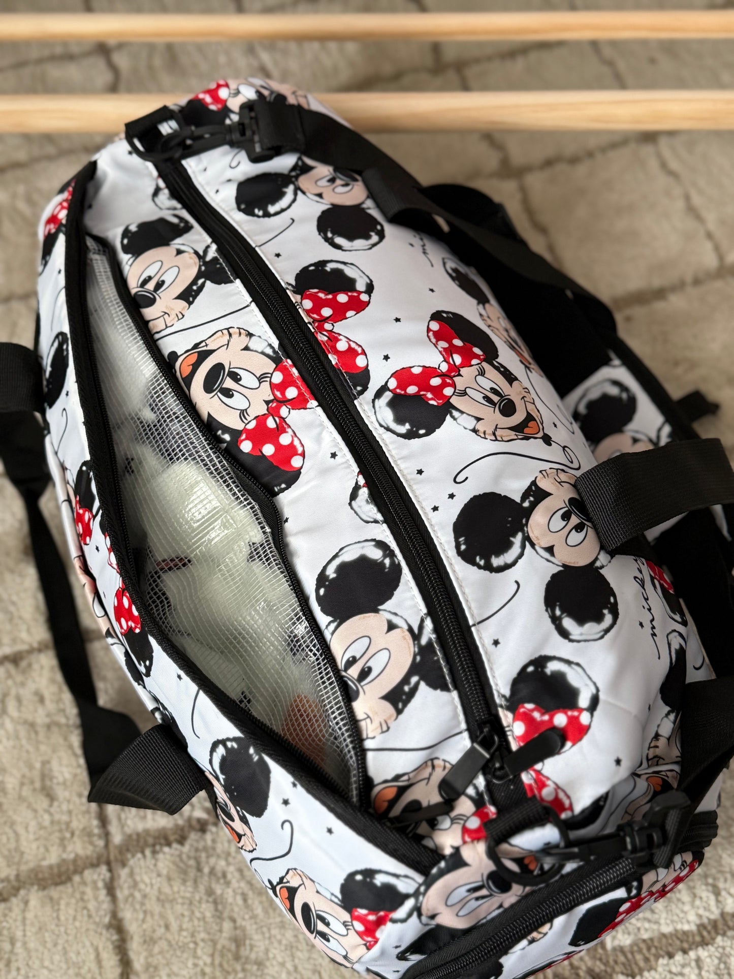 READY TO SHIP - MOUSE BALLOONS -  DUFFEL BAG