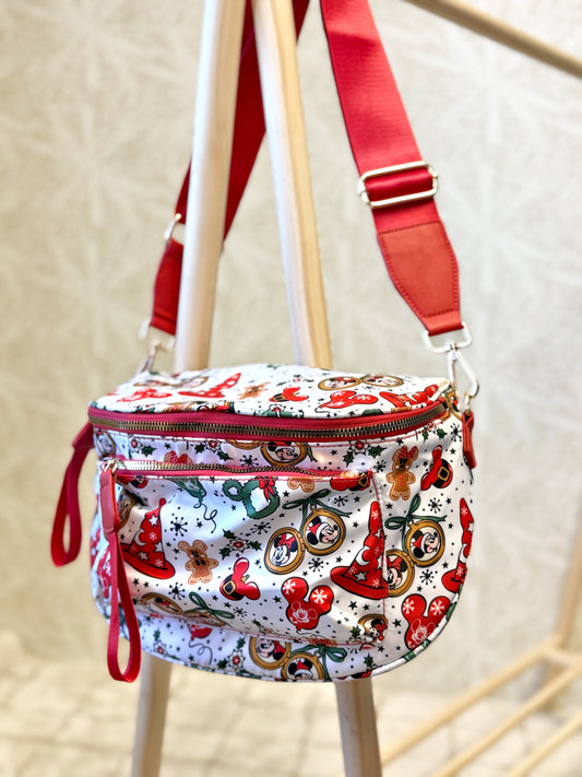 RTS- CHRISTMAS MAGIC MERRY MIX - SIDE BAG/CROSSBODY