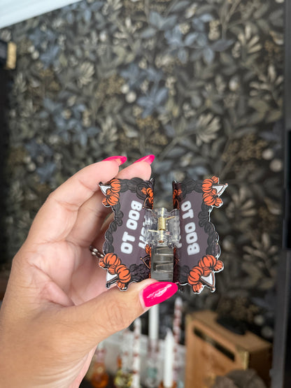 READY TO SHIP - BOO TO YOU RETRO CAKE - HAIR CLIP