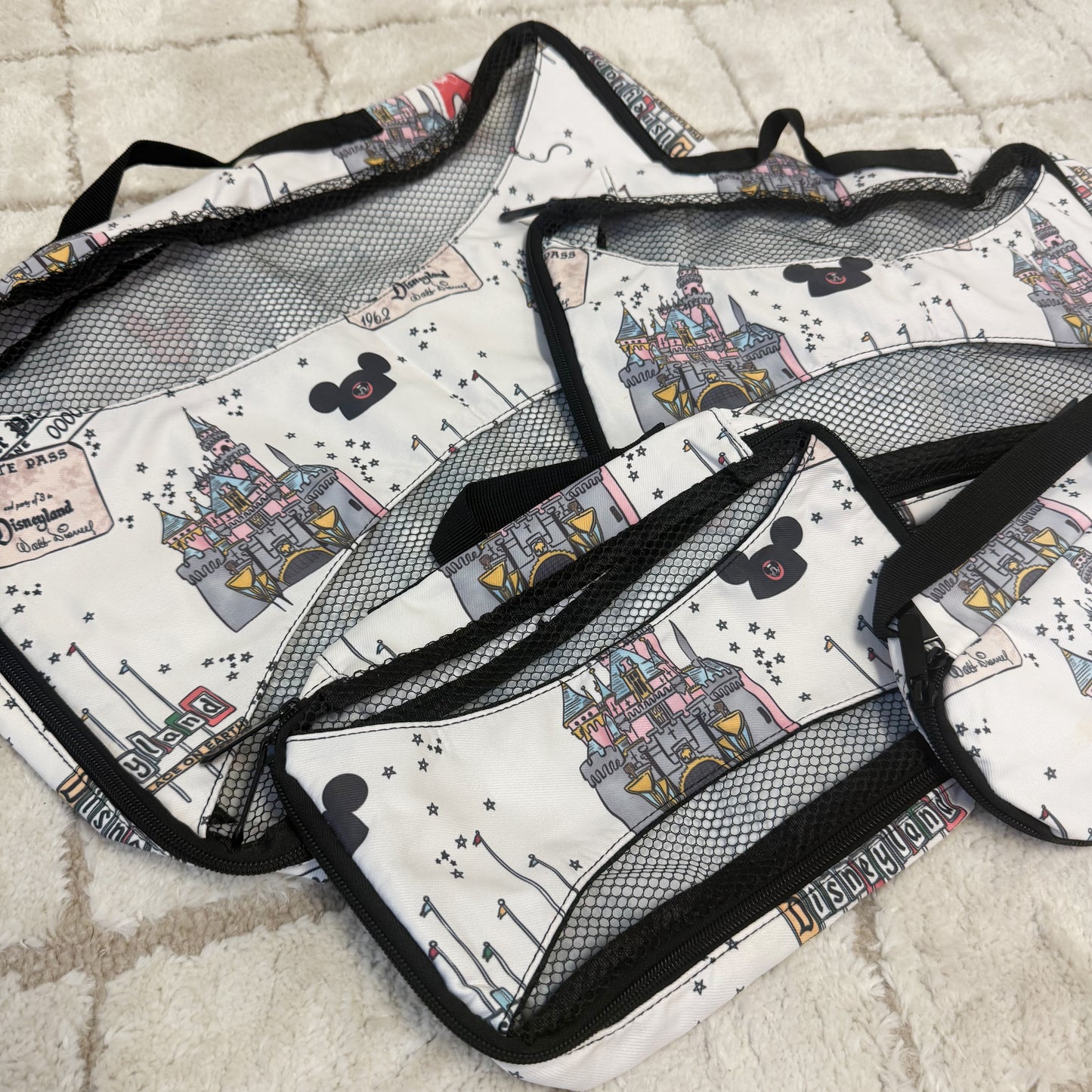 RTS - WEST COAST MAGIC DLR - PACKING CUBES 4 PIECE SET