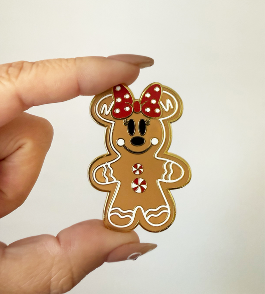 READY TO SHIP - GIRL GINGERBREAD - ENAMEL PIN