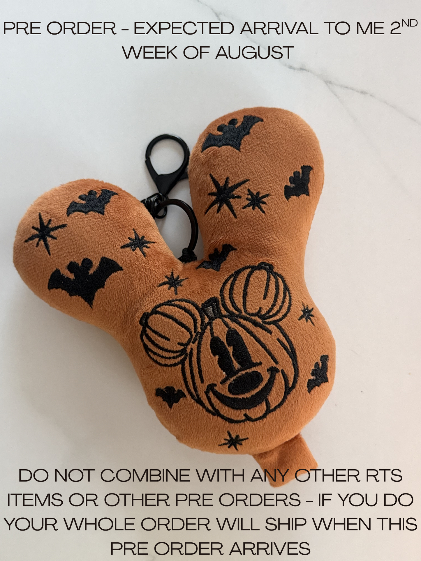 PRE ORDER- NOT SO SPOOKY HALLOWEEN BALLOON BAG CHARM  - EXPECTED ARRIVAL TO ME 2ND WEEK OF AUGUST