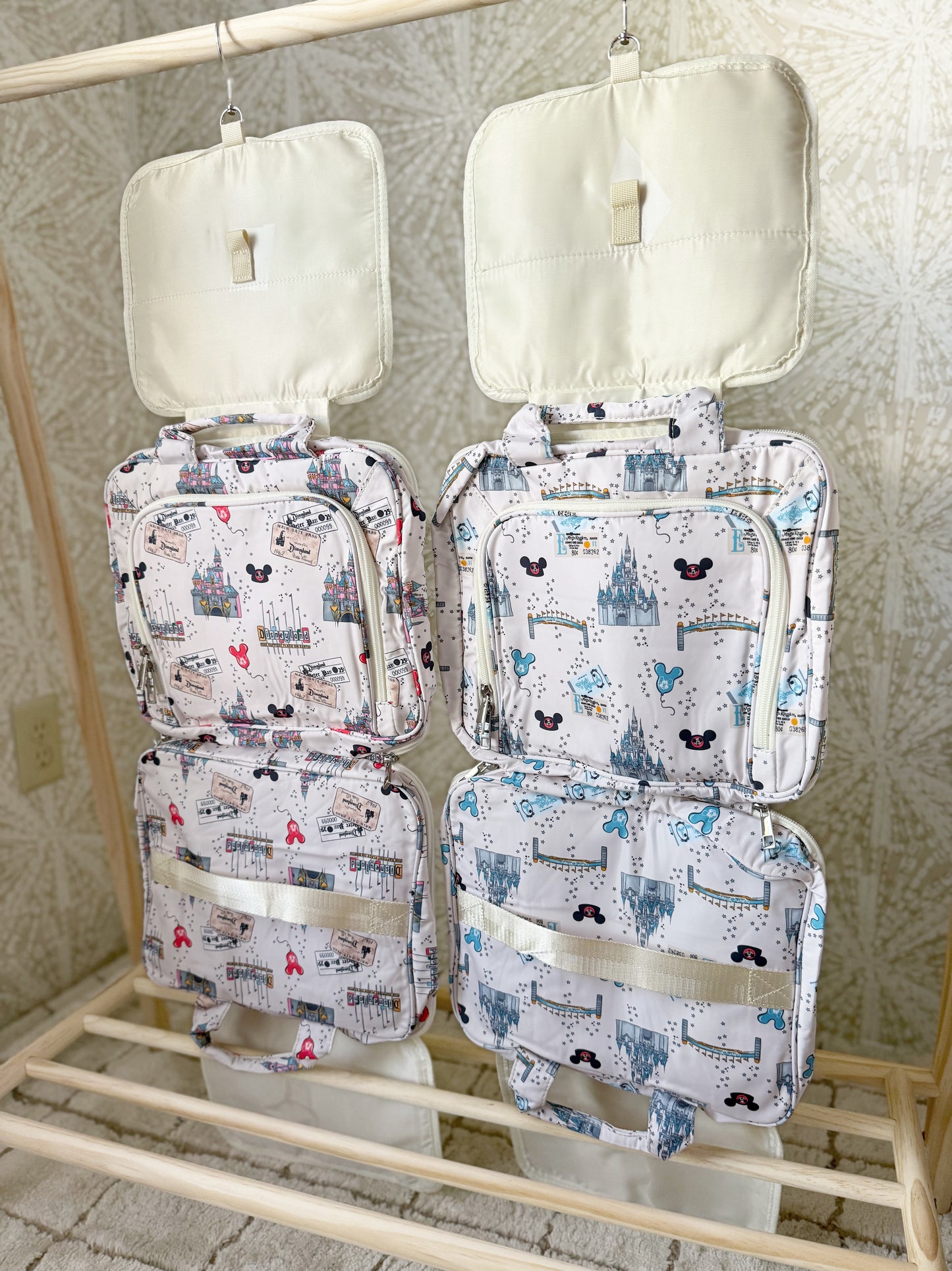 RTS- COAST TO COAST TRIFOLD COSMETIC BAG