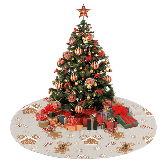 RTS-GINGERBREAD- TREE SKIRT
