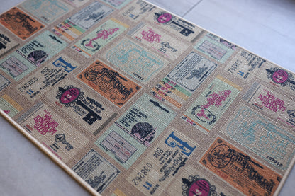 READY TO SHIP - WDW VINTAGE TICKETS NON SLIP MAT