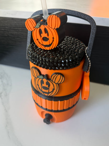 MOUSE PUMPKIN  - 12 oz Soda Can Holder STRAW TOPPER AND CAN OPENER SOLD SEPARATELY (CURRENT PROCESSING TIME IS 1- 2 WEEKS FOR PRODUCTION)