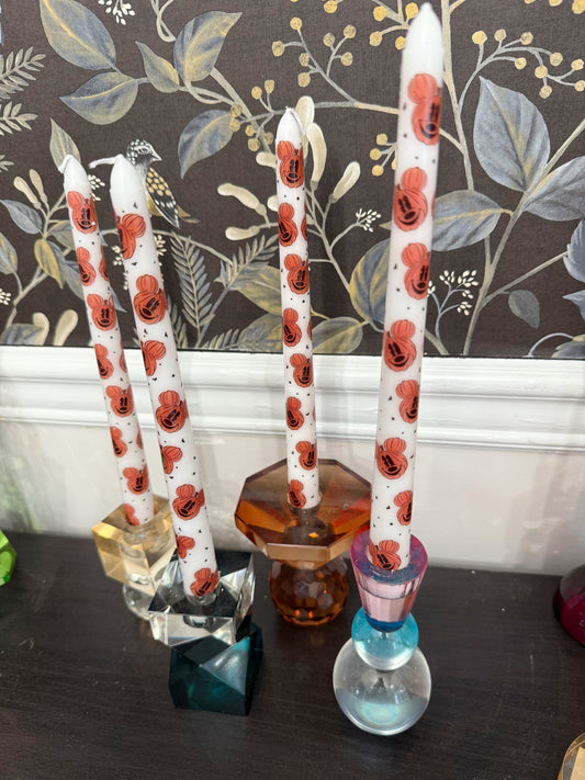 READY TO SHIP - PUMPKIN CANDLES (SET OF 2)