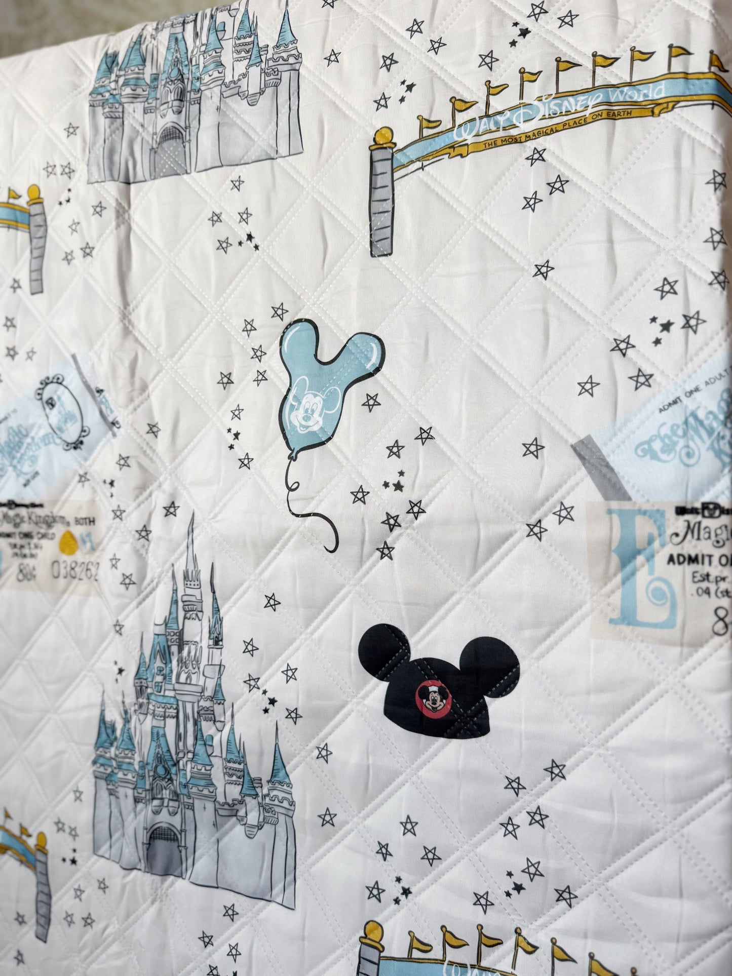 READY TO SHIP - EAST COAST MAGIC WDW - WATERPROOF MAT WITH LEATHER STRAP