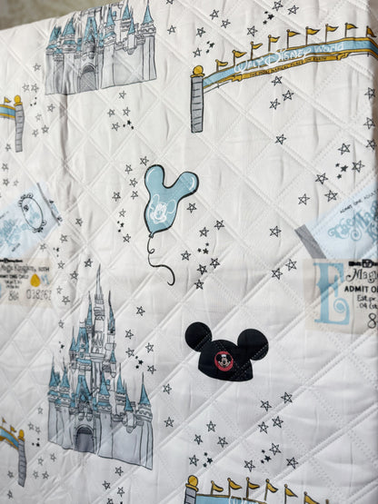 READY TO SHIP - EAST COAST MAGIC WDW - WATERPROOF MAT WITH LEATHER STRAP