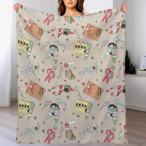 RTS - Elfs - Minky Blanket (50x60)