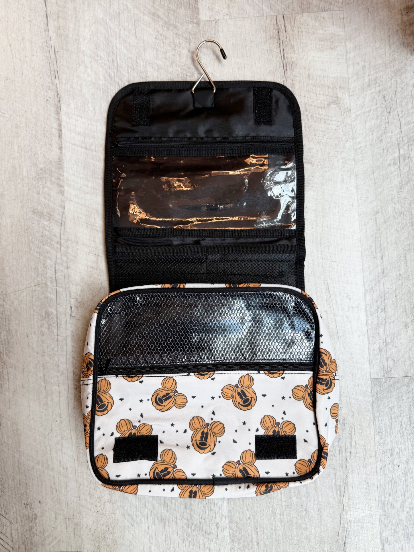 RTS - PUMPKINS - TRAVEL COSMETIC BATHROOM BAG