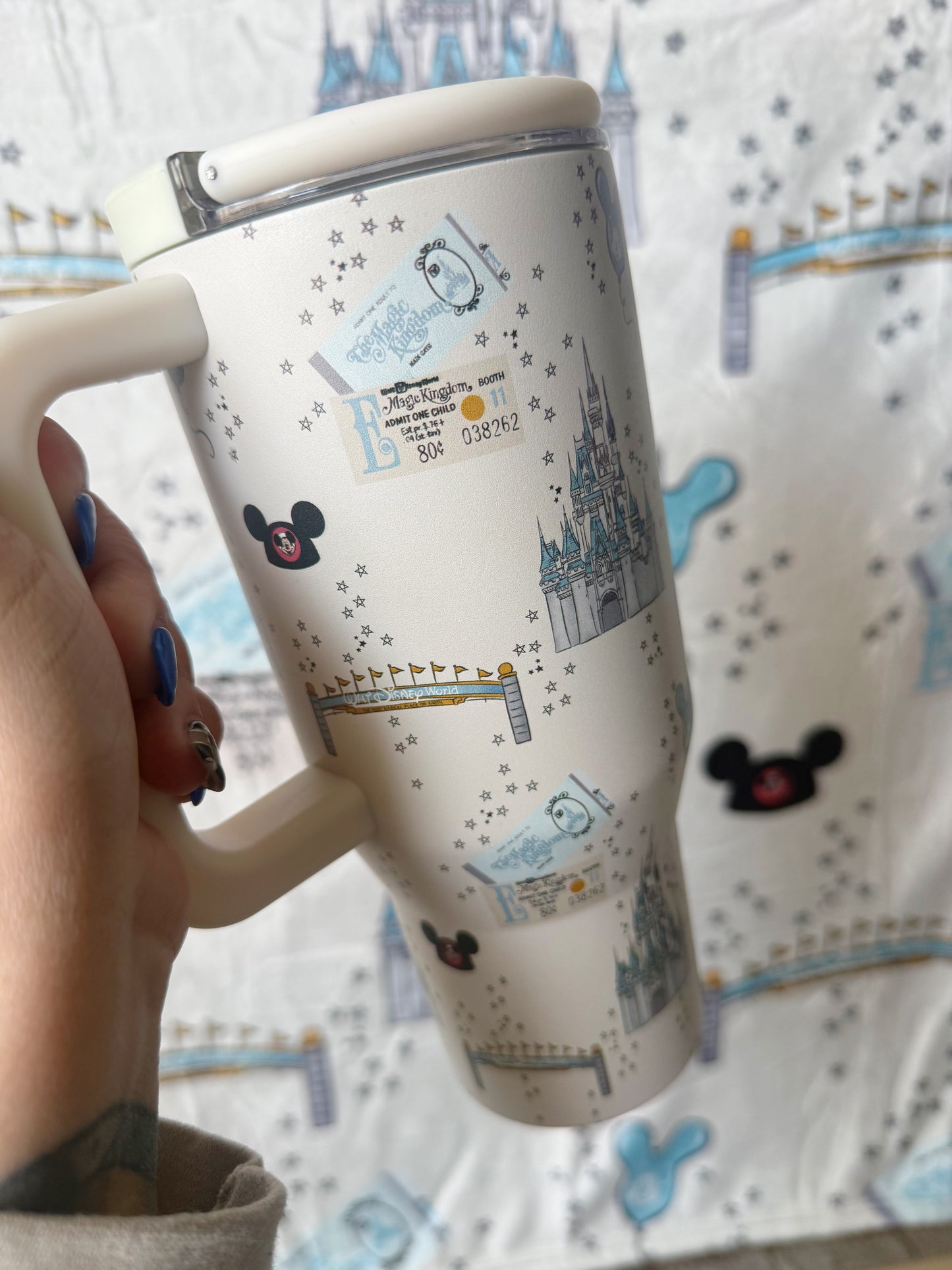 READY TO SHIP - EAST COAST MAGIC WDW - 32oz STAINLESS STEEL TUMBLER