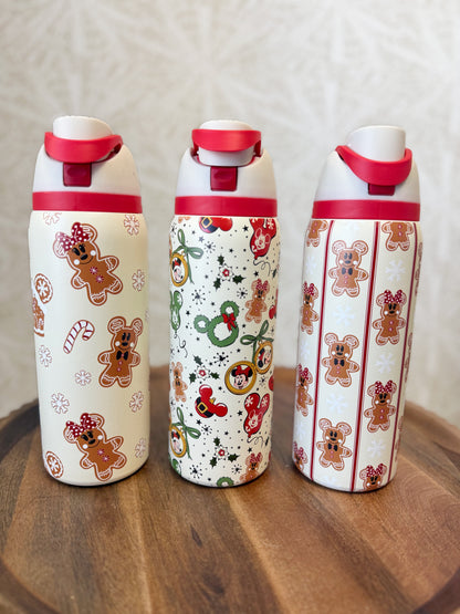 RTS- CHRISTMAS TUMBLER - 32oz STAINLESS STEEL TUMBLER