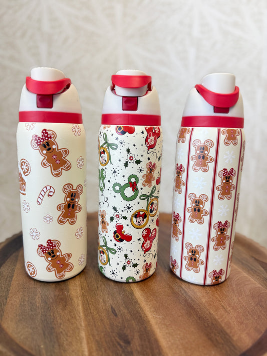 RTS- CHRISTMAS TUMBLER - 32oz STAINLESS STEEL TUMBLER