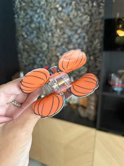 READY TO SHIP - PUMPKIN HAIR CLIPS