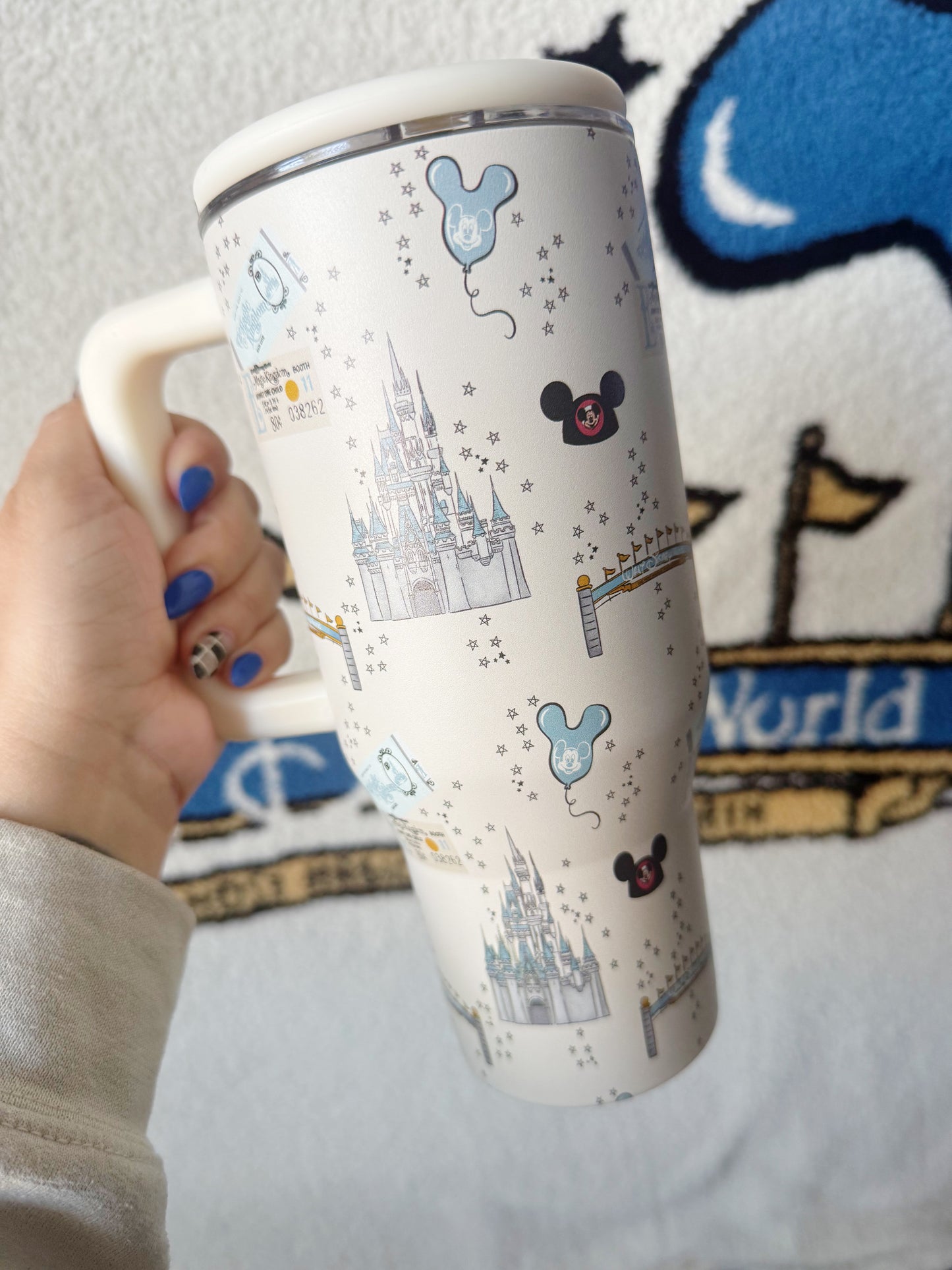 READY TO SHIP - EAST COAST MAGIC WDW - 32oz STAINLESS STEEL TUMBLER