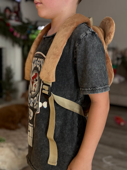 RTS- GINGERBREAD BACKPACK - UNIVERSAL SIZING FOR KIDS AND ADULTS