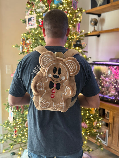 RTS- GINGERBREAD BACKPACK - UNIVERSAL SIZING FOR KIDS AND ADULTS