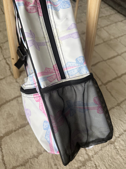 RTS- STRIPED MOUSE BOWS - WATERPROOF BACKPACK