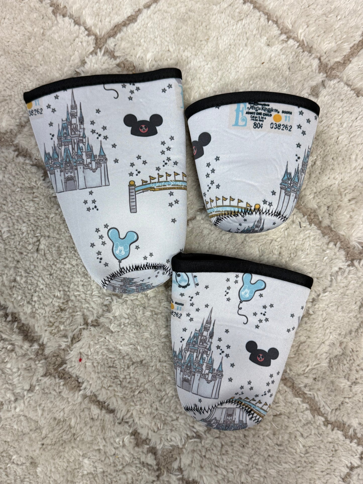 READY TO SHIP - EAST COAST MAGIC WDW - 3 PIECE CUP SLEEVES