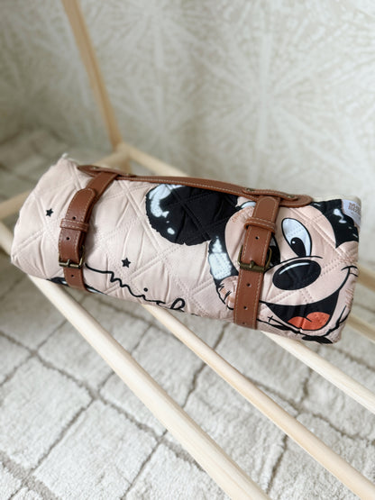READY TO SHIP - MOUSE BALLOONS - WATERPROOF MAT WITH LEATHER STRAP