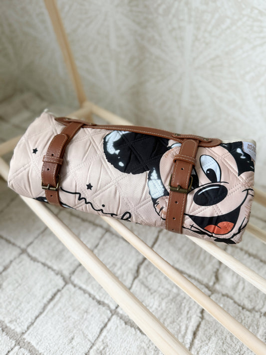 READY TO SHIP - MOUSE BALLOONS - WATERPROOF MAT WITH LEATHER STRAP