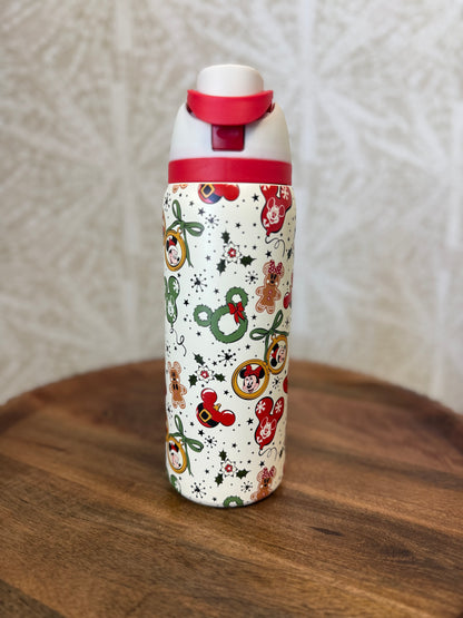 RTS- CHRISTMAS TUMBLER - 32oz STAINLESS STEEL TUMBLER