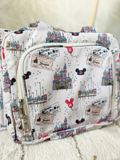 RTS- COAST TO COAST TRIFOLD COSMETIC BAG