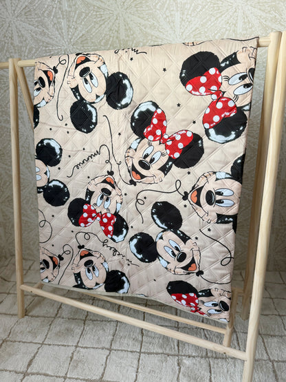 READY TO SHIP - MOUSE BALLOONS - WATERPROOF MAT WITH LEATHER STRAP