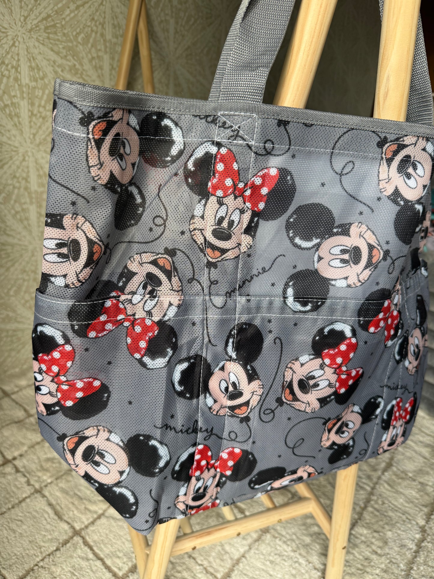 READY TO SHIP - MOUSE BALLOONS - JUMBO MESH BEACH BAG