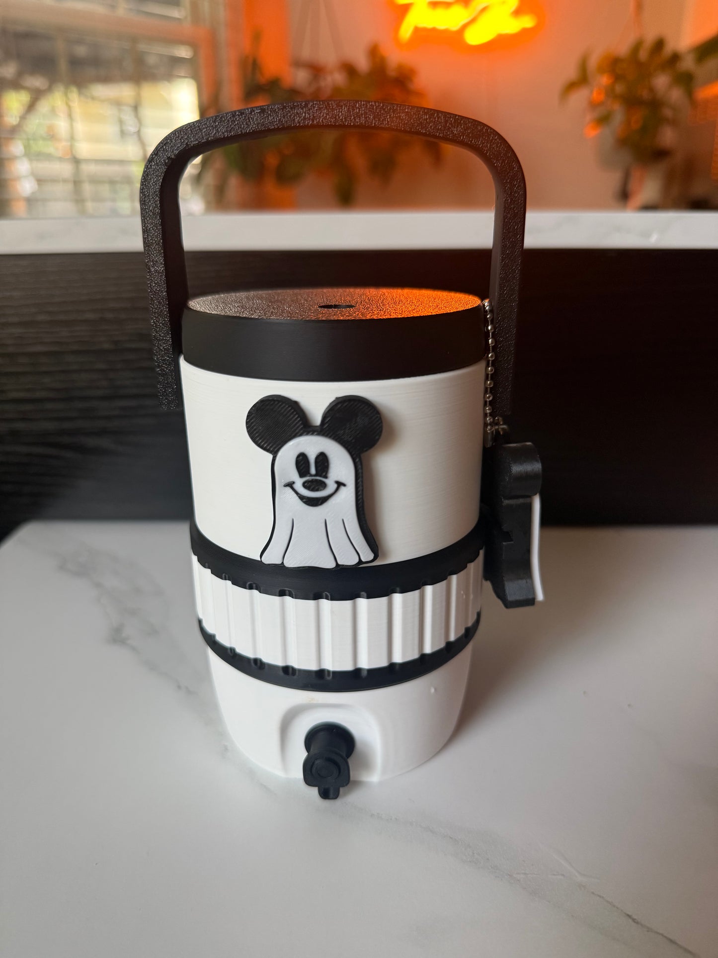 MOUSE GHOST  - 12 oz Soda Can Holder STRAW TOPPER AND CAN OPENER SOLD SEPARATELY (CURRENT PROCESSING TIME IS 1- 2 WEEKS FOR PRODUCTION)
