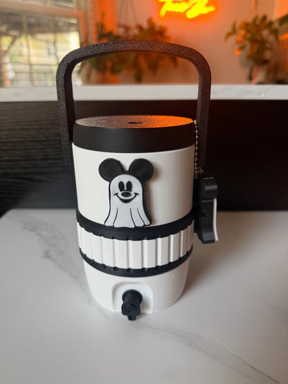 MOUSE GHOST  - 12 oz Soda Can Holder STRAW TOPPER AND CAN OPENER SOLD SEPARATELY (CURRENT PROCESSING TIME IS 1- 2 WEEKS FOR PRODUCTION)