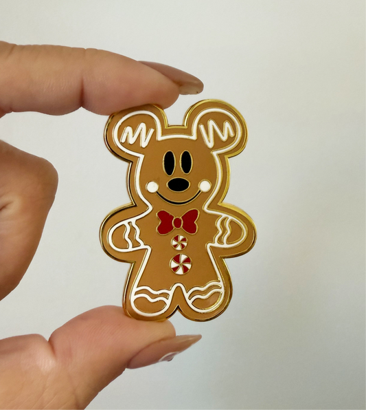 READY TO SHIP - BOY GINGERBREAD - ENAMEL PIN