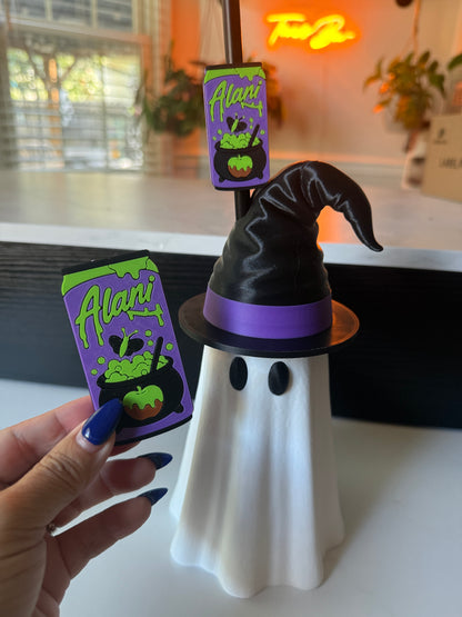 A L A N I WITCHES BREW - STRAW TOPPER -( FITS STANDARD SIZE STRAW) - (can holder and tab opener sold separately)