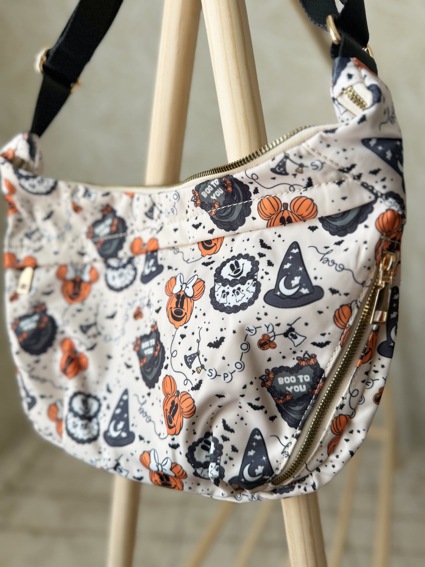 READY TO SHIP - RETRO CAKE SPOOKY MAGIC -  CROSSBODY BAG