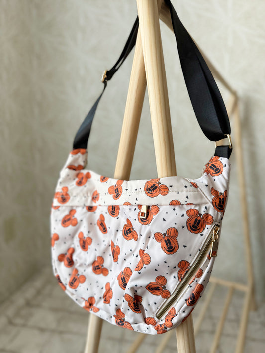 READY TO SHIP - PUMPKINS -  CROSSBODY BAG