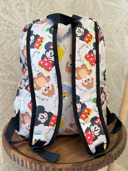 RTS- STANDARD SIZE BACKPACK - M I C K E Y FAMILY