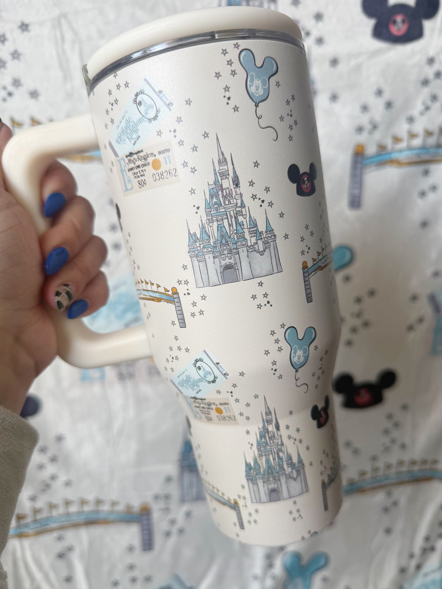 READY TO SHIP - EAST COAST MAGIC WDW - 32oz STAINLESS STEEL TUMBLER